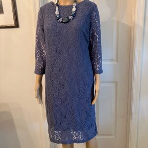 Chico's Indigo Lace Dress